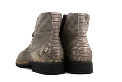 Veterboots En Bikerboots | Wijdte K^Durea Veterboot Pietra Taupe Suède