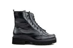 Wijdte H | Veterboots En Bikerboots^Durea Veterboot Zwart H