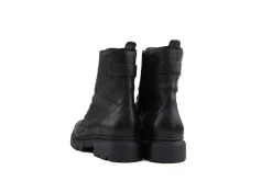 Veterboots En Bikerboots | Wijdte H^Durea Veterboot Zwart Leer H