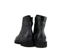 Veterboots En Bikerboots | Wijdte K^Durea Veterboot Zwart Leer K