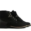 Veterboots En Bikerboots | Wijdte K^Durea Veterboots Zwart Combi K-leest