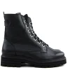 Veterboots En Bikerboots | Wijdte K^Durea Veterboots Zwart Palmira K-leest