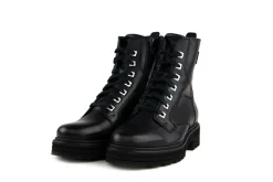Veterboots En Bikerboots | Wijdte H^Durea Veterboots Zwart Palmira H-leest