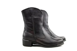 Laarzen | Wijdte H^Durea Western Boot Cognac Print