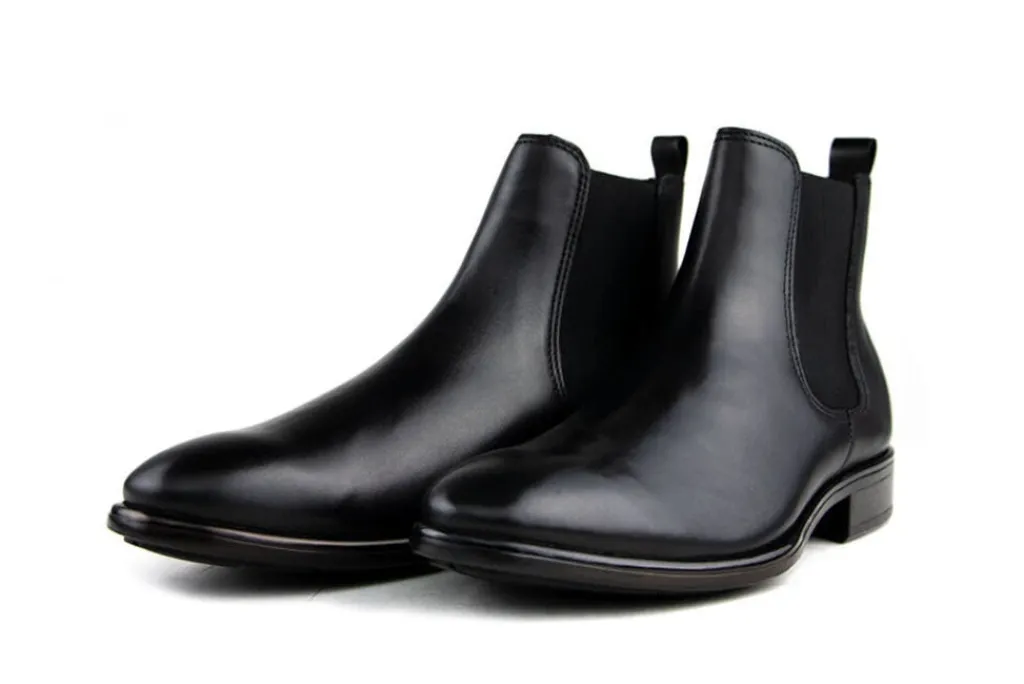 Chelsea Boots^Ecco Chelsea Boots Citytray Santiago Zwart
