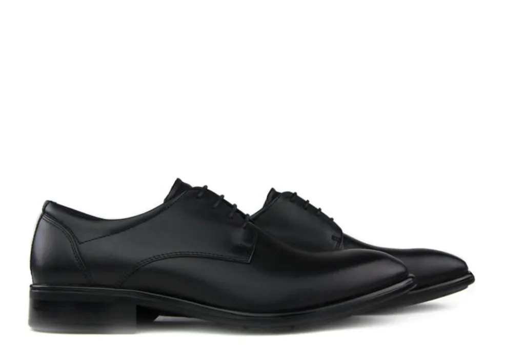 Veterschoenen | Nette Schoenen^Ecco Veter Citytray Black Santiago