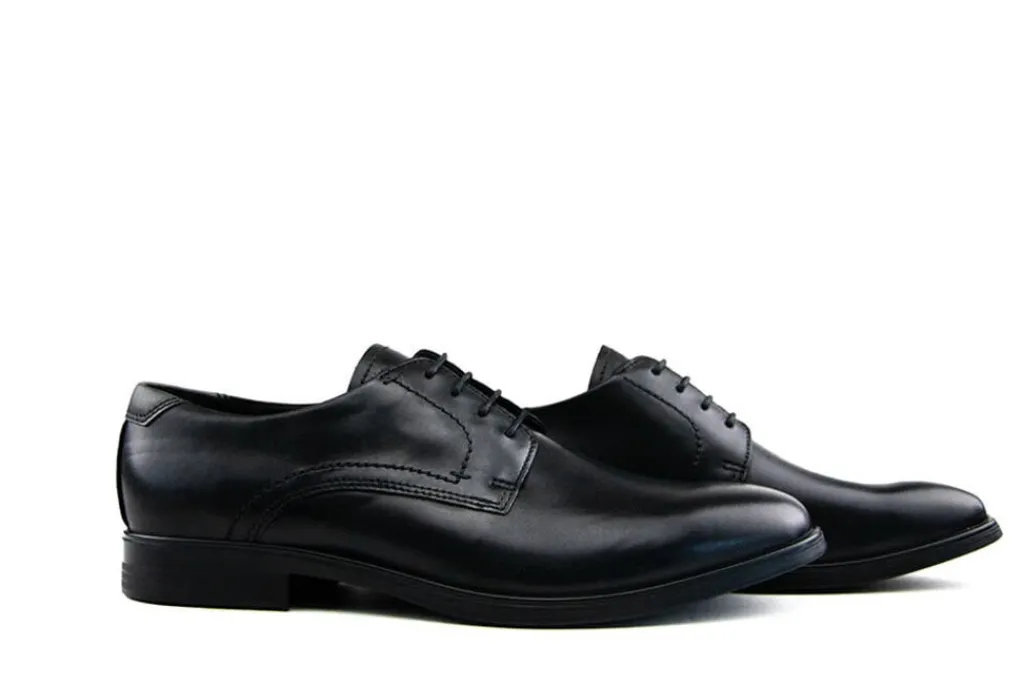 Veterschoenen | Nette Schoenen^Ecco Veter Melbourne Black Magnet