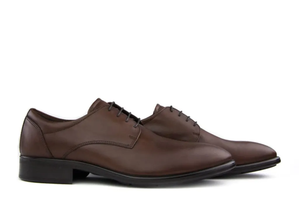 Veterschoenen | Nette Schoenen^Ecco Veterschoen Citytray The Natural Cognac