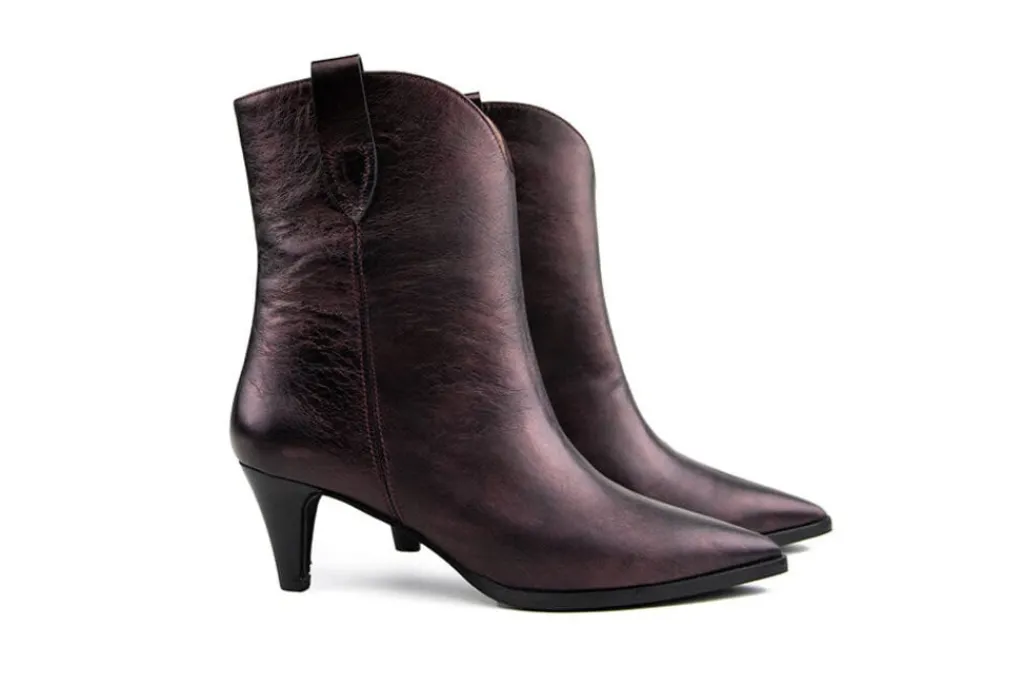 Enkellaarzen^Eva Luna Enkellaars Cloe Bordeaux