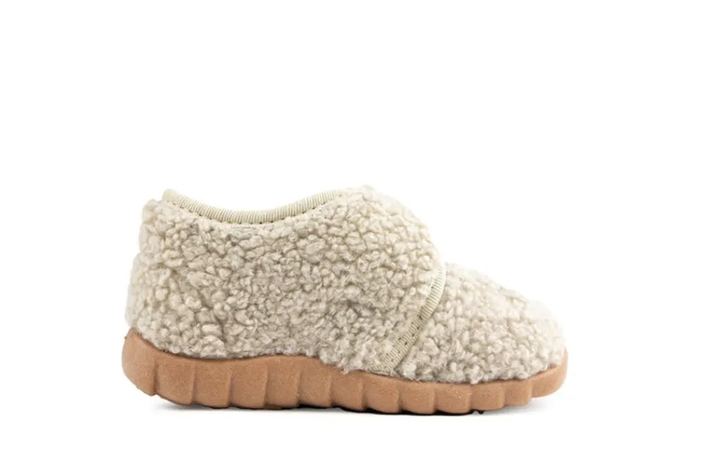 Pantoffels^Fischer Pantoffel Sand Teddy