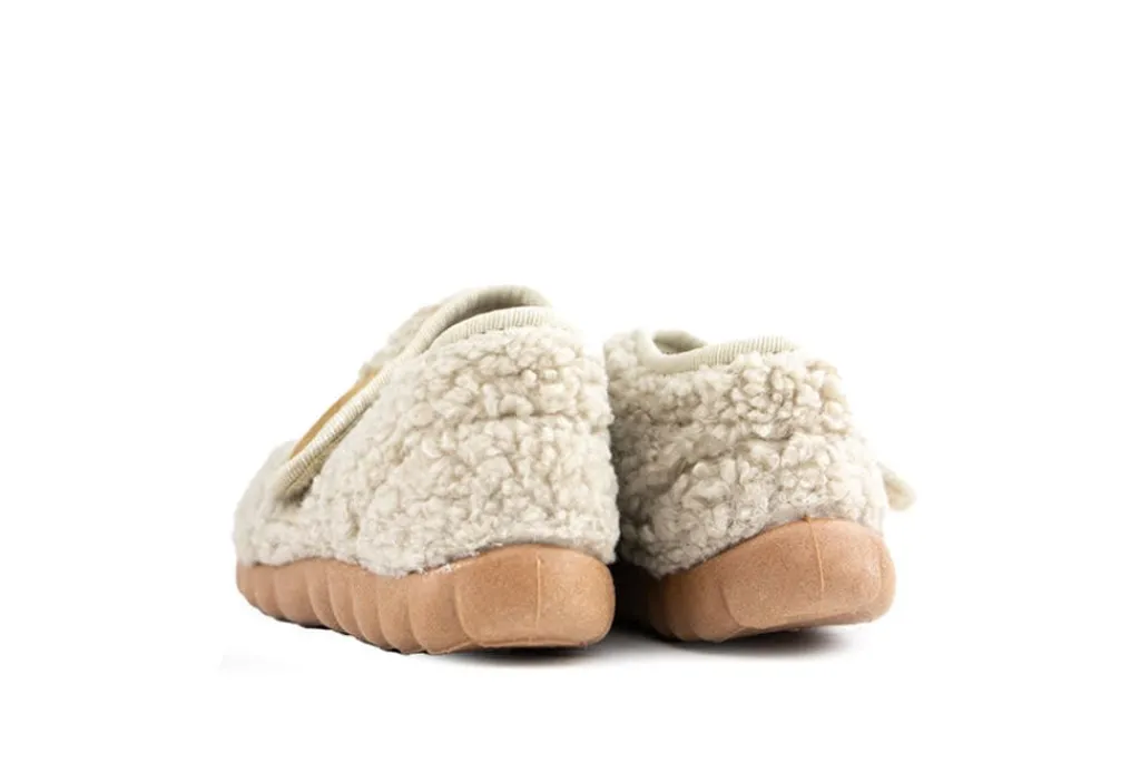 Pantoffels^Fischer Pantoffel Sand Teddy