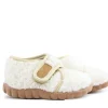Pantoffels^Fischer Pantoffel Weiss Teddy