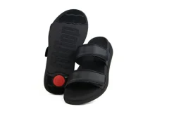 Slippers | Sandalen En Slippers^FitFlop F-Mode Go Adjustable Flatform All Black
