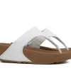Slippers | Sandalen En Slippers^FitFlop Lulu Leather Toepost White