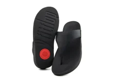 Slippers | Sandalen En Slippers^FitFlop Lulu Leather Toepost Black