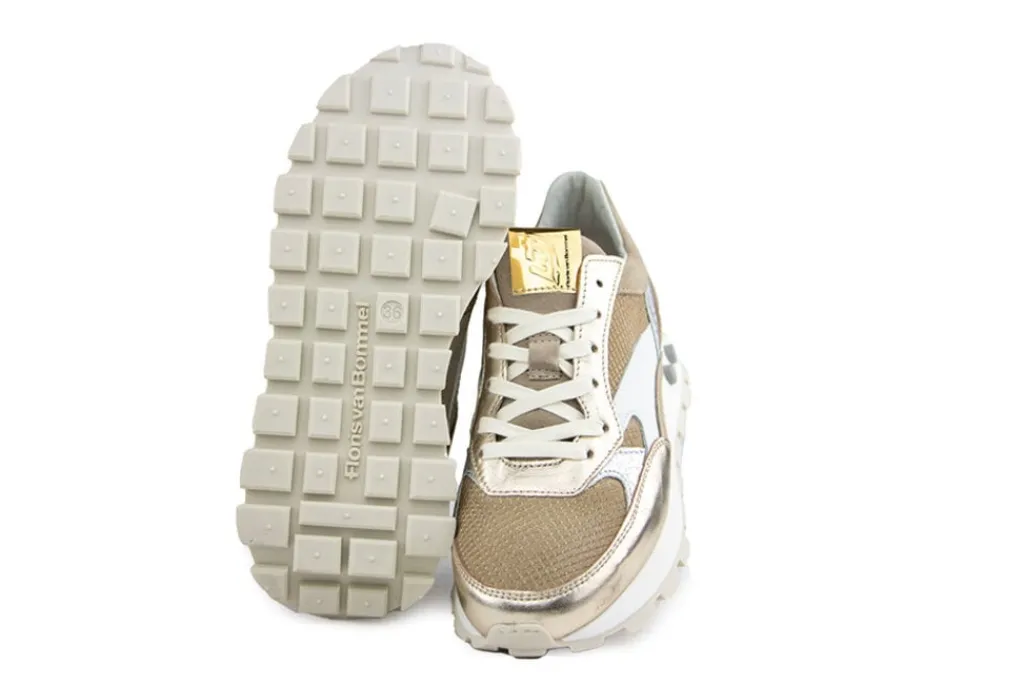 Sneakers^Floris van Bommel Blokki 04.10 Gold