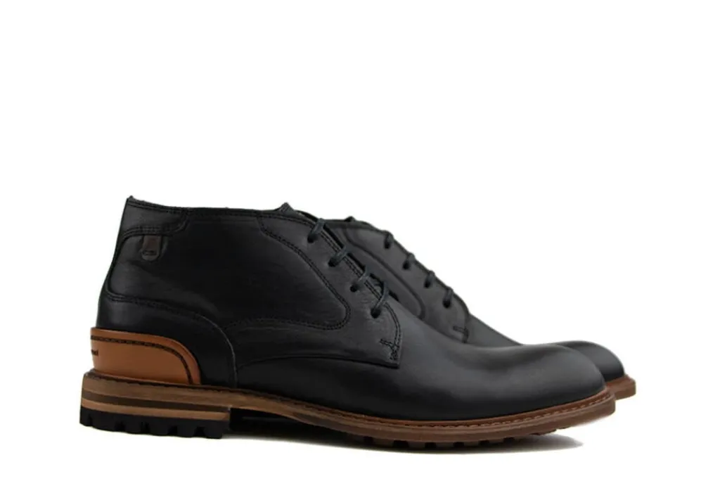 Veterboots En Bikerboot^Floris van Bommel Crepi 11.15 Black