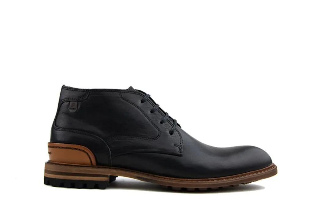 Veterboots En Bikerboot^Floris van Bommel Crepi 11.15 Black