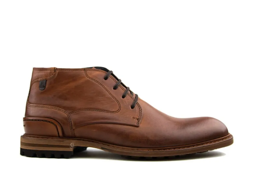 Veterboots En Bikerboot^Floris van Bommel Crepi 11.14 Cognac