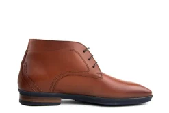 Hoge Veterschoenen | Nette Schoenen^Floris van Bommel De Mosser 01.00 D.Cognac