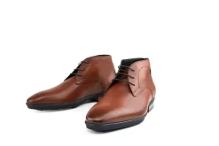 Hoge Veterschoenen | Nette Schoenen^Floris van Bommel De Mosser 01.00 D.Cognac