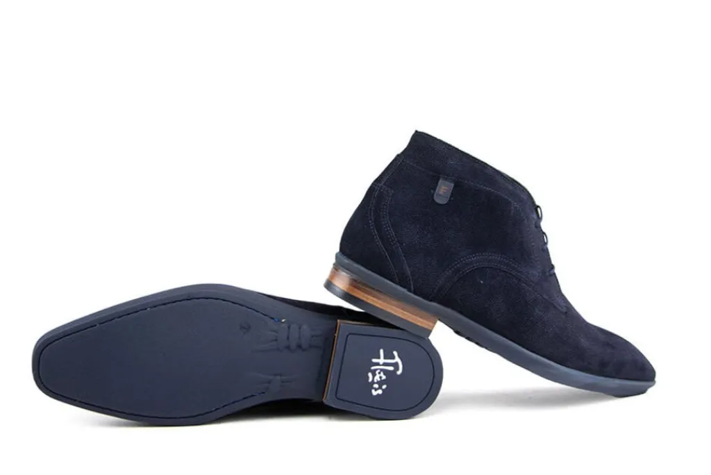 Hoge Veterschoenen | Nette Schoenen^Floris van Bommel De Mosser 01.03 D.Blue