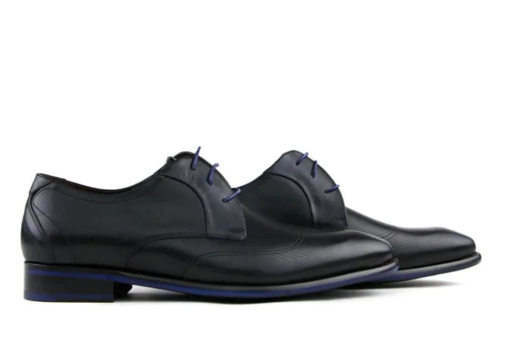 Veterschoenen | Nette Schoenen^Floris van Bommel De Stapper 32.02 Veter Zwart