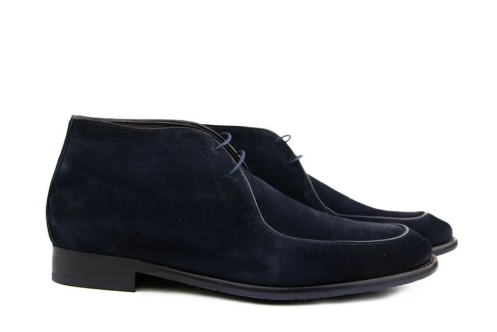 Hoge Veterschoenen | Nette Schoenen^Floris van Bommel De Stapper 52.01 D.Blue
