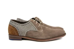 Veterschoenen | Nette Schoenen^Floris van Bommel De Stapper 39.14 Taupe
