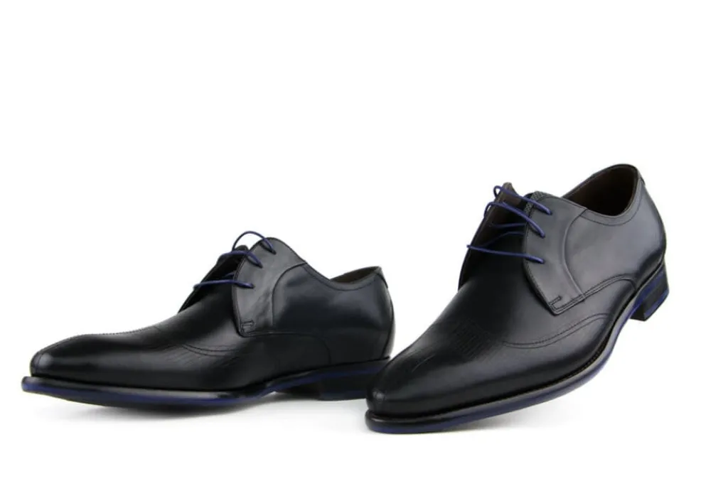 Veterschoenen | Nette Schoenen^Floris van Bommel De Stapper 32.02 Veter Zwart