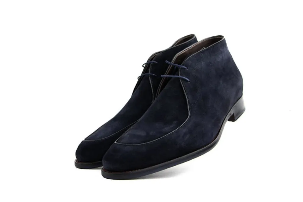 Hoge Veterschoenen | Nette Schoenen^Floris van Bommel De Stapper 52.01 D.Blue