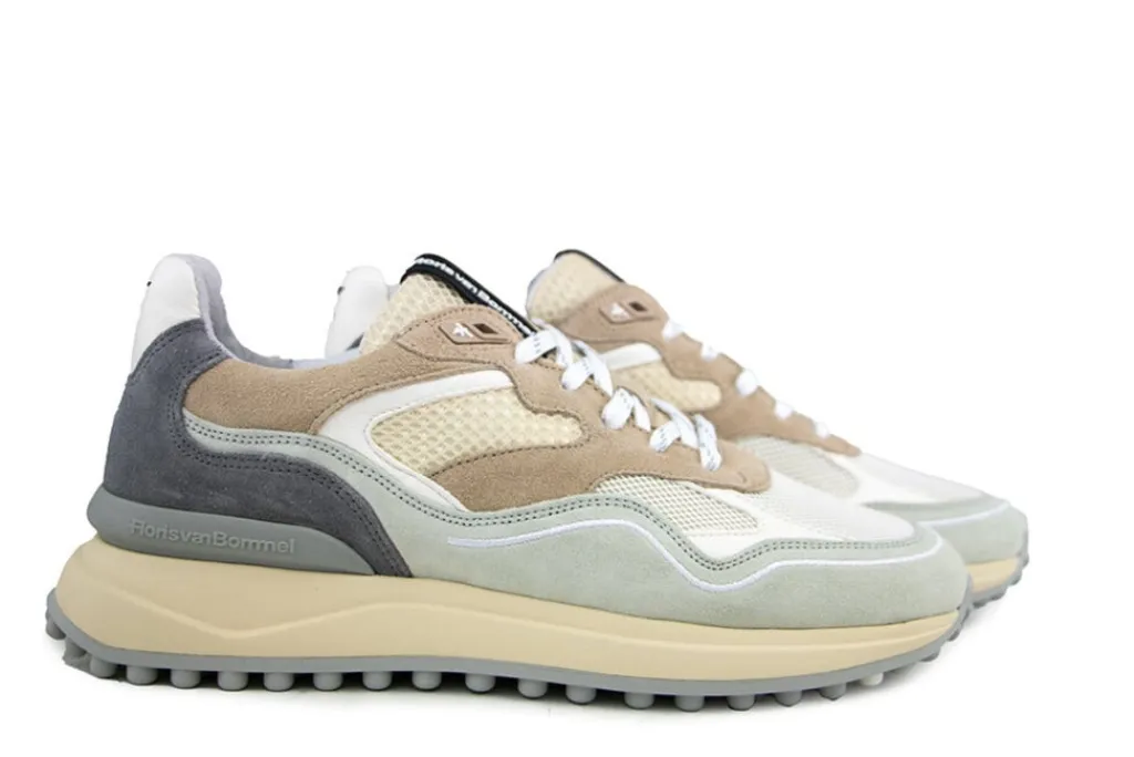 Sneakers^Floris van Bommel Noppi 18.38 D.White