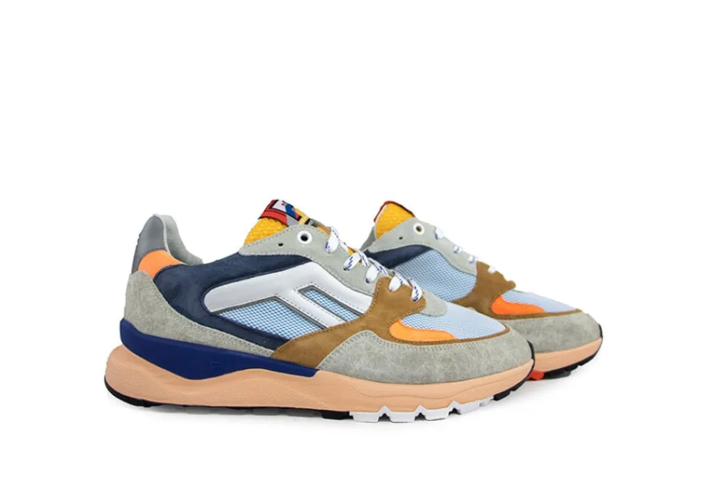 Sneakers^Floris van Bommel Sneakers De Treener 01.10 Orange