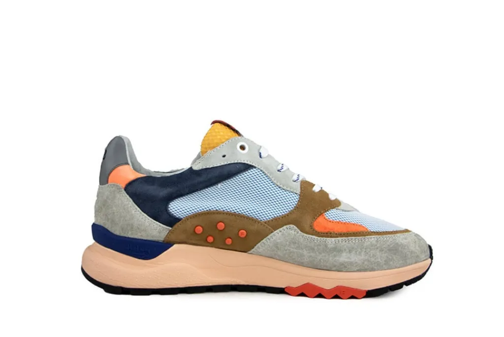 Sneakers^Floris van Bommel Sneakers De Treener 01.10 Orange