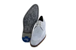Nette Schoenen | Veterschoenen^Floris van Bommel Veterschoen De Stapper 50.04 L.Blue