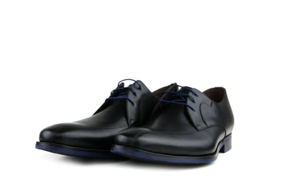 Veterschoenen | Nette Schoenen^Floris van Bommel Veterschoenen Zwart De Stijler 25.03