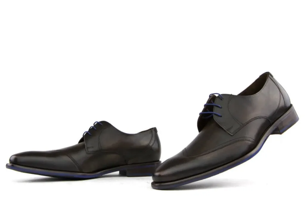 Veterschoenen | Nette Schoenen^Floris van Bommel Veterschoen Donkerbruin