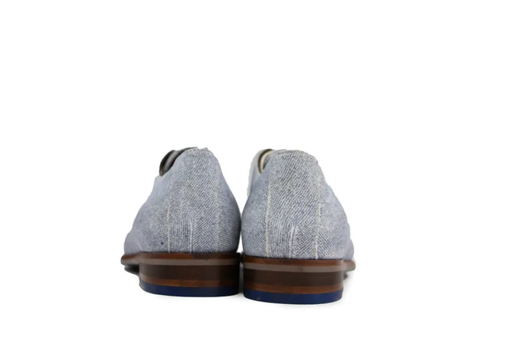 Nette Schoenen | Veterschoenen^Floris van Bommel Veterschoen De Stapper 50.04 L.Blue