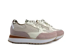 Sneakers | Wijdte K^Footnotes Sneaker Esme Beige Calf Combi