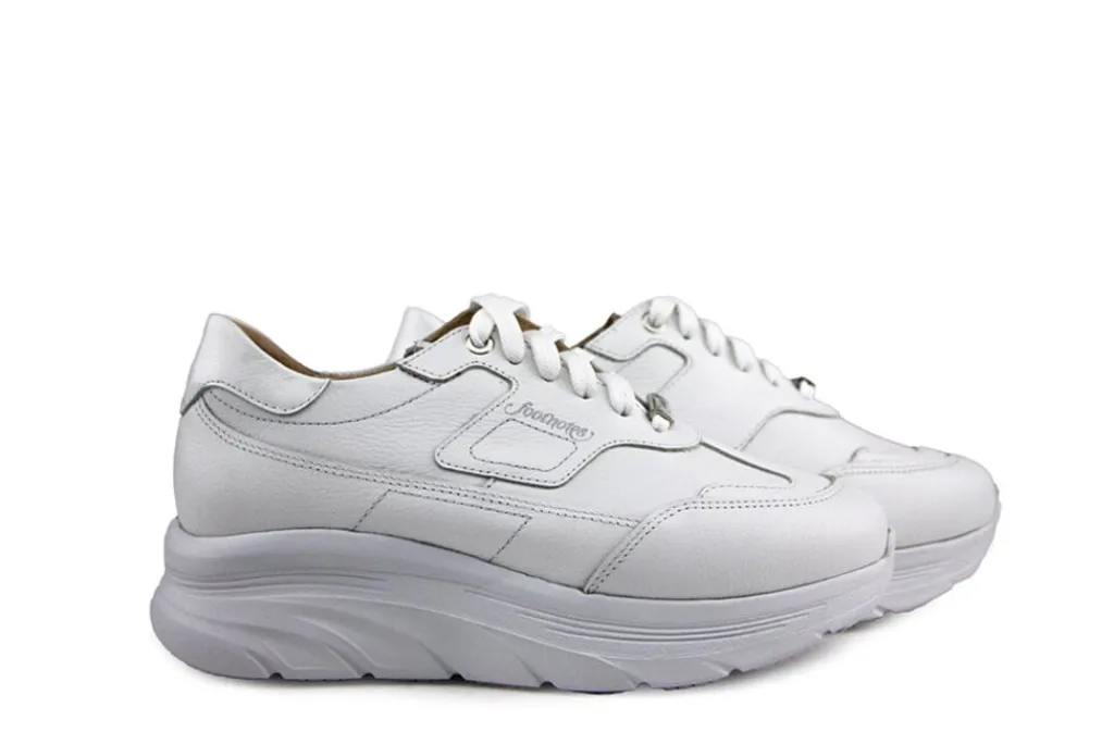 Sneakers | Wijdte K^Footnotes Sneaker Pien Offwhite Calf Nappa