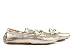 Mocassins | Loafers / Instappers^Fred de la Bretoniere Moccassin Light Gold Metallic