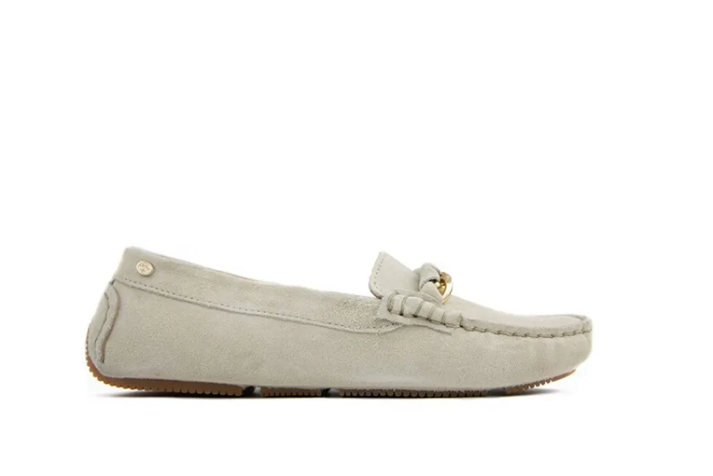 Mocassins | Loafers / Instappers^Fred de la Bretoniere Moccassins Beige Suede