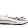 Bandschoenen^Gabor Bandschoen Shine Metallic Silber Kristal
