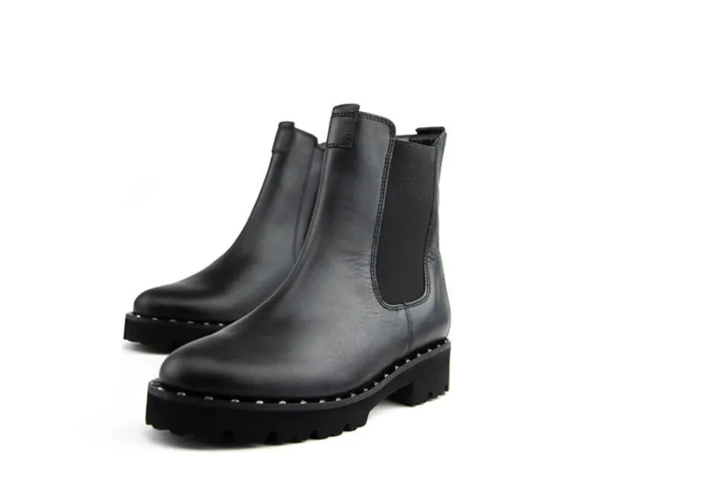 Chelsea Boots^Gabor Chelsea Boots Schwarz Altsilber