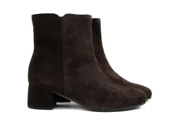 Enkellaarzen^Gabor Enkellaars Chocolate Suede