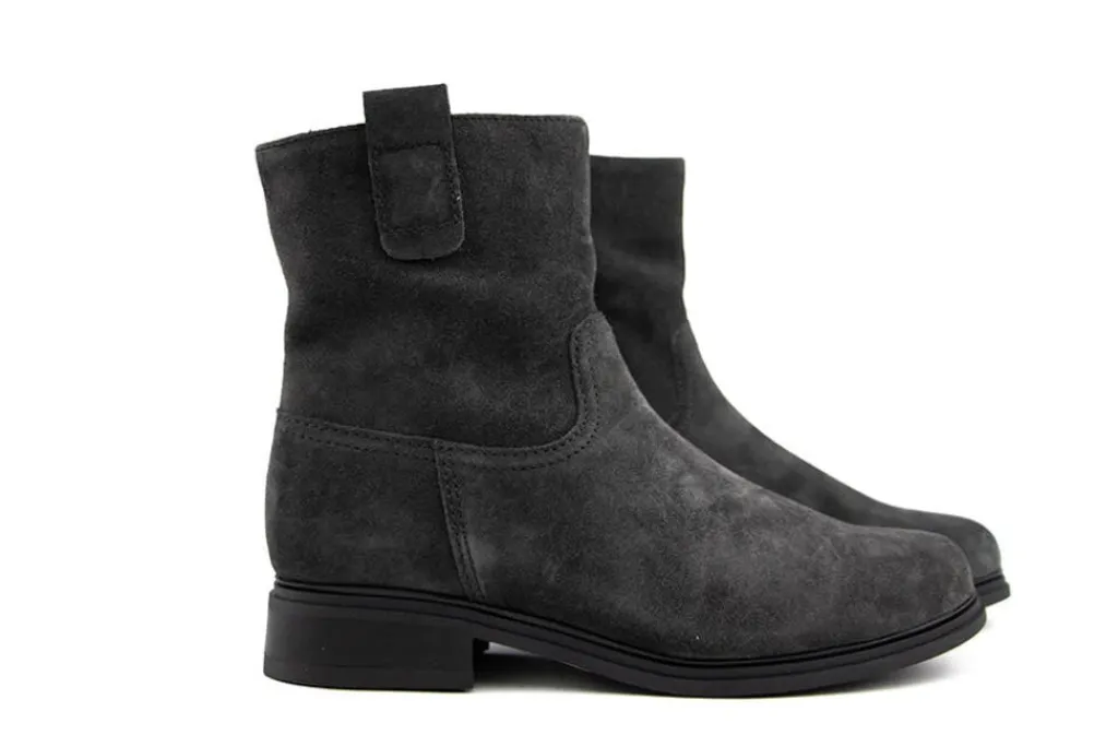 Enkellaarzen^Gabor Enkellaars Dark Grey Suede