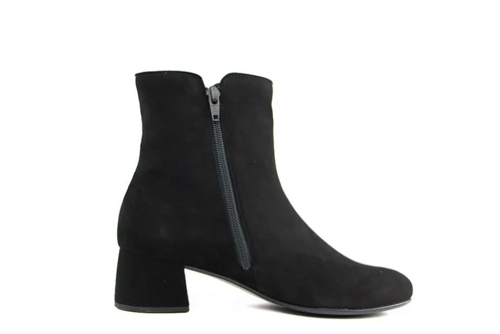Enkellaarzen^Gabor Enkellaarzen Black Samtchevreau