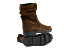 Enkellaarzen^Gabor Korte Laars Plooi Whisky Suede
