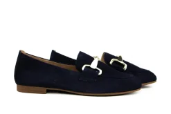 Loafers / Instappers^Gabor Loafer Bit Atlantik Gold Suede