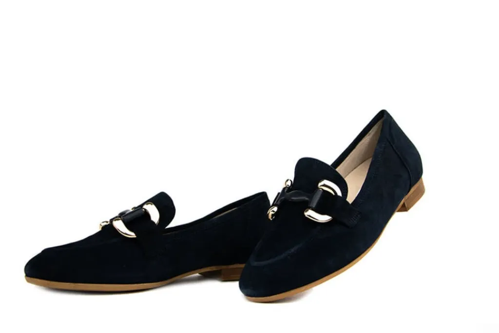 Loafers / Instappers | Instappers^Gabor Loafer Bit Dark Blue Gold